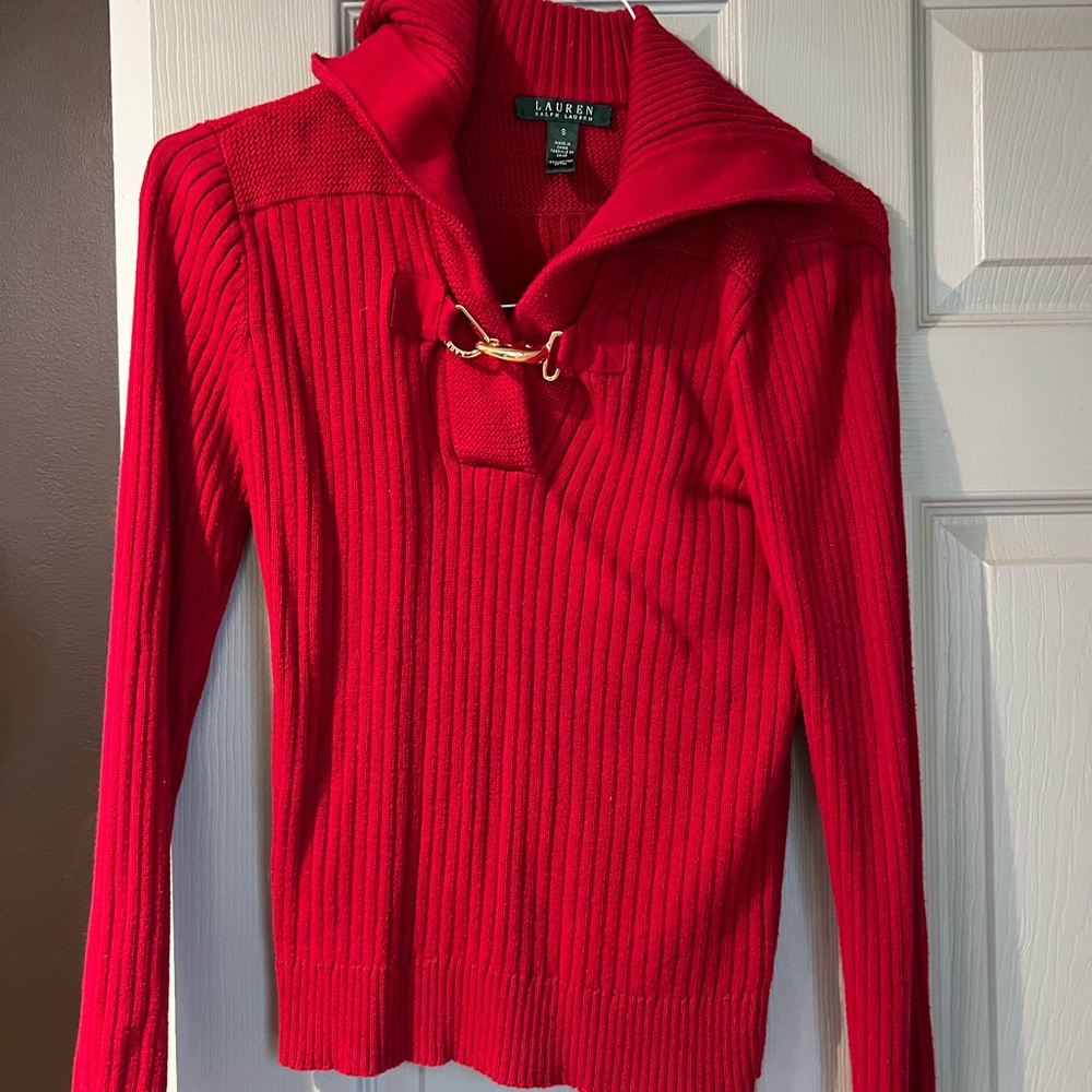 Ralph Lauren Red Women's Sweater
